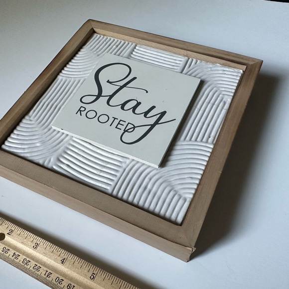Brand NEW Minimalistic Modern Stay Rooted Inspirational Wall Art Decor - Picture 4 of 7